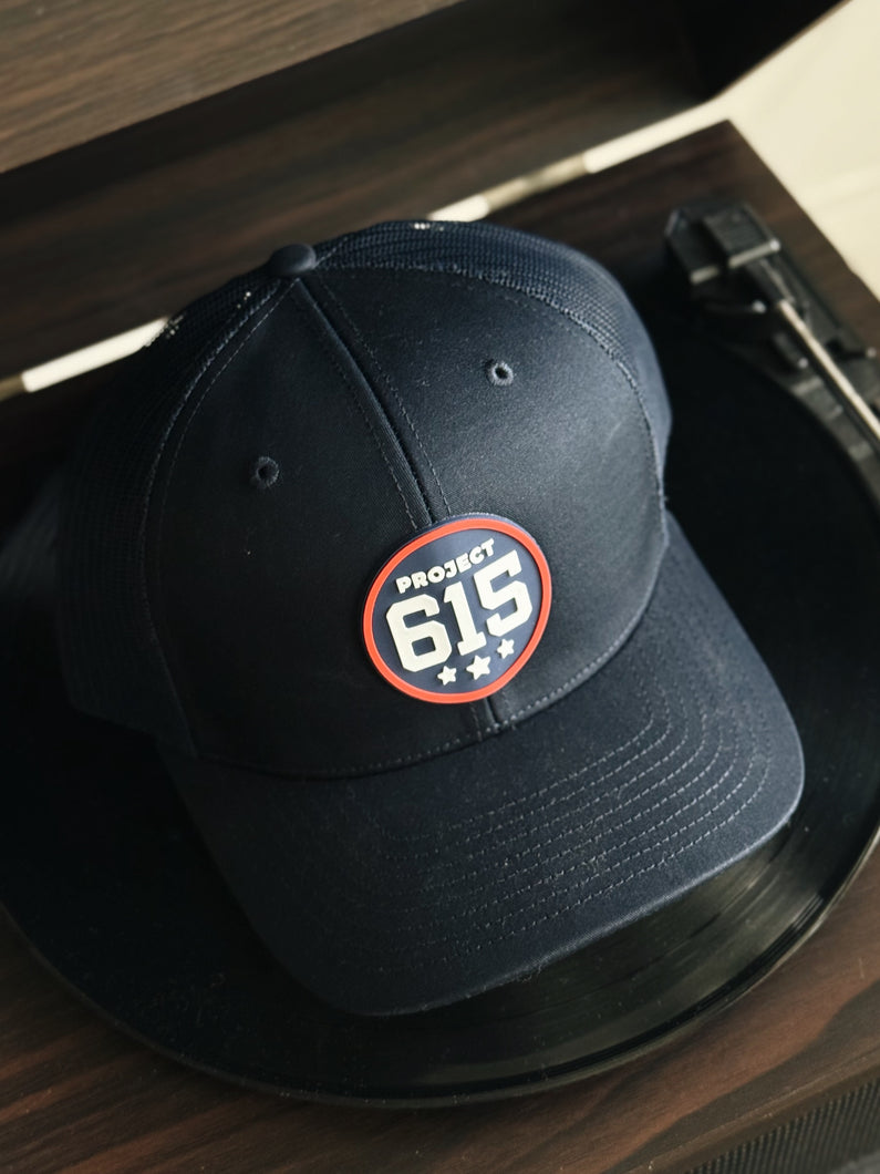 615 Logo Trucker [Navy]