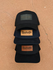 NCVC Leather Patch Trucker