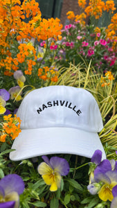 Nashville Dad Hat [White]