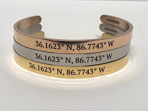 Coordinates Bracelet