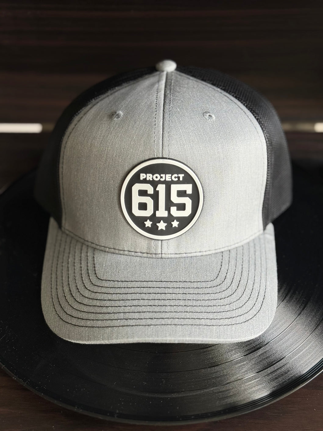 615 Logo Trucker [Grey]