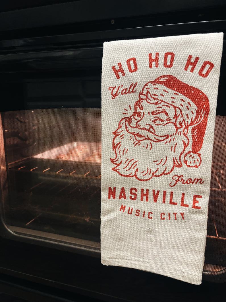Santa From Nashville Towel