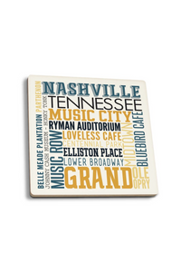 Typography Coaster