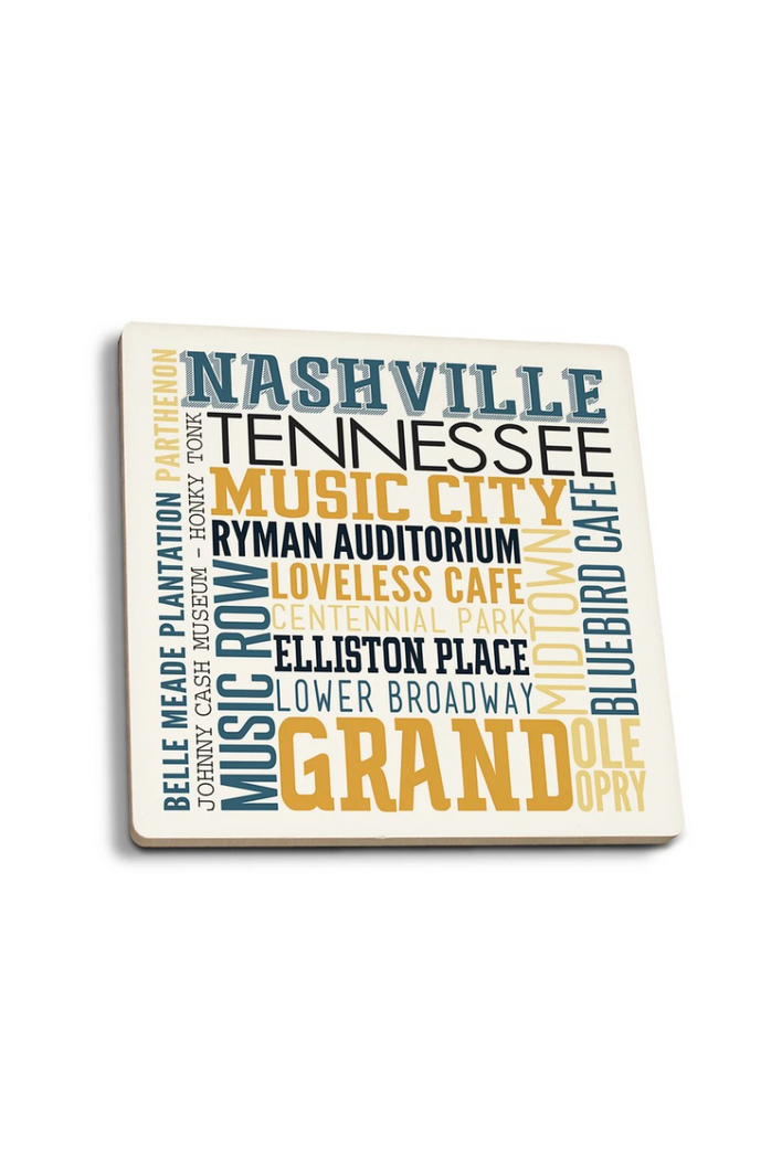 Typography Coaster