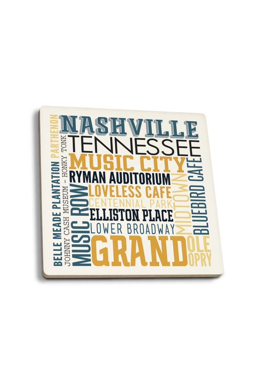 Typography Coaster