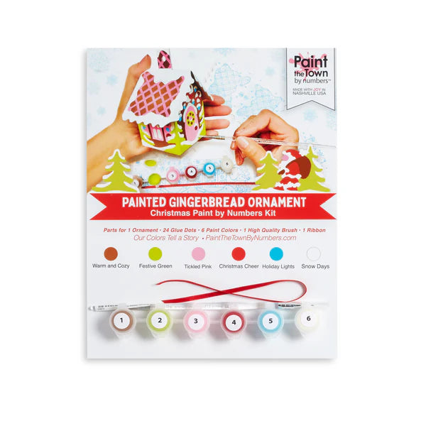 Gingerbread Paint By Numbers