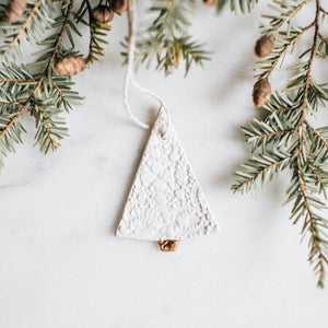 Lace Tree Ornament [White]