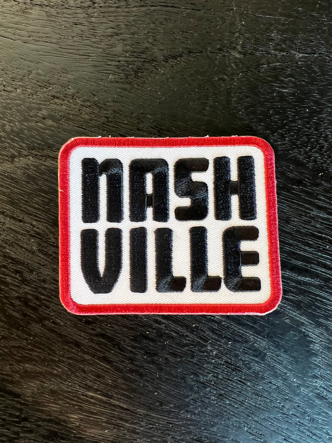 NCVC Nashville Red Iron On Patch